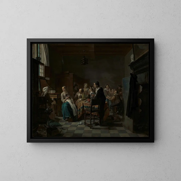 La Nouvelle Chanson - Jan Josef Horemans le Jeune — oprawiony obraz na ścianie