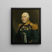 Gijsbertus Martinus Cort Heyligers 1770-1849 generał porucznik piechoty - Jan Kieft — oprawiony obraz na ścianie