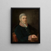 Portret ojca malarza Augustyna Minasowicza - Jan Klemens Minasowicz — oprawiony obraz na ścianie