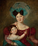 Portret Marii Anny Rawicz 1807-1887 z jej synem Ja - Jan Krzysztof Damel — widok dzieła