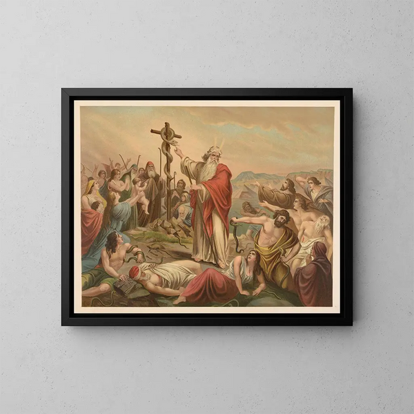 Biblia złota klasyków - Jan Ladislaw Skora — oprawiony obraz na ścianie