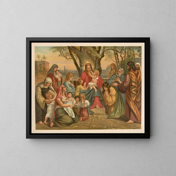 Biblia złota klasyków - Jan Ladislaw Skora — oprawiony obraz na ścianie