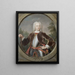Portret Gustaafa Willema Barona van Imhoffa, gubernatora generalnego Kompanii Wschodnioindyjskiej - Jan Maurits Quinkhard — oprawiony obraz na ścianie