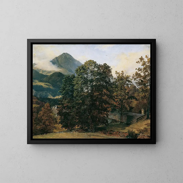 Berchtesgaden - Jan Nowopack — oprawiony obraz na ścianie