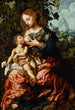 Madona pokory - Jan Sanders van Hemessen — widok dzieła
