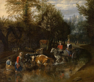 La vache curieuse - Jan Siberechts — widok dzieła