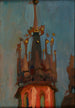 Strzała kościoła św. Marii w Krakowie - Jan Stanisławski — widok dzieła