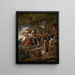 Świnka należy do chlew - Jan Steen — oprawiony obraz na ścianie