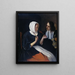 Para pijących - Jan Steen — oprawiony obraz na ścianie