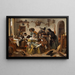 Uwaga na rozwiązłość - Jan Steen — oprawiony obraz na ścianie