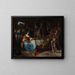 Esther, Aswerus i Haman - Jan Steen — oprawiony obraz na ścianie
