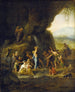 Mojżesz uderzający w skałę - Jan Steen — widok dzieła