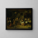 Ślub chłopski - Jan Steen — oprawiony obraz na ścianie