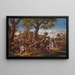 Wieśniacy świętujący przed karczmą - Jan Steen — oprawiony obraz na ścianie