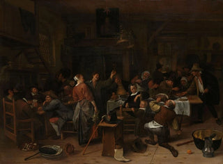 Dzień książąt - Jan Steen — widok dzieła