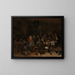 Dzień książąt - Jan Steen — oprawiony obraz na ścianie