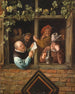 Rhetoricians at the Window - Jan Steen — widok dzieła