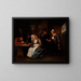 Scena z tawerny - Jan Steen — oprawiony obraz na ścianie