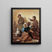 Le repas des enfants - Jan Steen — oprawiony obraz na ścianie