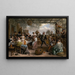 Le Couple dansant - Jan Steen — oprawiony obraz na ścianie