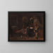 Le couple ivre - Jan Steen — oprawiony obraz na ścianie