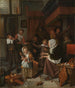 La fête de Saint Nicolas - Jan Steen — widok dzieła