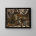 Życie człowieka - Jan Steen — oprawiony obraz na ścianie