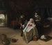 La jeune fille amoureuse - Jan Steen — widok dzieła