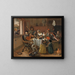 La Famille joyeuse - Jan Steen — oprawiony obraz na ścianie