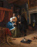 La fille malade - Jan Steen — widok dzieła