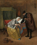 La femme malade - Jan Steen — widok dzieła