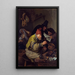 Alchemik ze wsi - Jan Steen — oprawiony obraz na ścianie