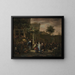 Le Mariage villageois - Jan Steen — oprawiony obraz na ścianie