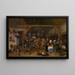 Le Festin de noces - Jan Steen — oprawiony obraz na ścianie