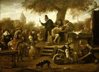 Le charlatan - Jan Steen — widok dzieła