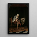 Kobieta przy toalecie - Jan Steen — oprawiony obraz na ścianie