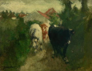 Route enfoncée - Jan Stobbaerts — widok dzieła