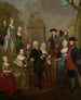 Portret Theodorus Bisdom van Vliet i jego rodziny - Jan Stolker — widok dzieła