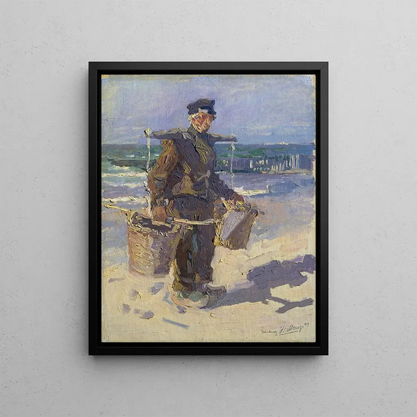 Le pêcheur de coquillages - Jan Toorop — oprawiony obraz na ścianie