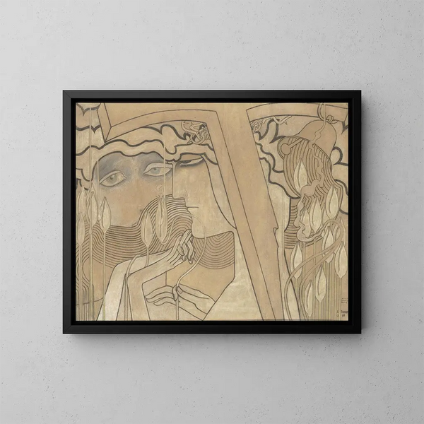 Pragnienie i satysfakcja - Jan Toorop — oprawiony obraz na ścianie