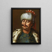 Portret polskiego szlachcica, tradycyjnie identyfikowanego jako Jan III Sobieski, król Polski, ubranego w stroju sułtana osmańskiego - Jan Tricius — oprawiony obraz na ścianie
