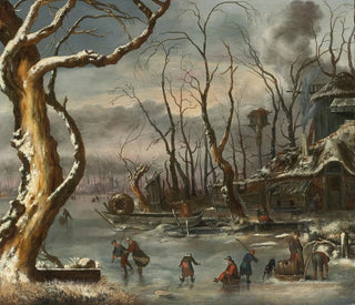 Jan Van Kessel The Elder - A Winter Landscape.webp