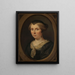 portret Margaretha Verkolje, żony Reiniera Couturier - Jan Verkolje — oprawiony obraz na ścianie