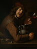 Chłopiec pijący wino - Jan Vermeer van Utrecht — widok dzieła