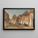 Rue du village - Jan Weissenbruch — oprawiony obraz na ścianie