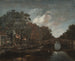 Herengracht w Amsterdamie - Jan Wijnants — widok dzieła