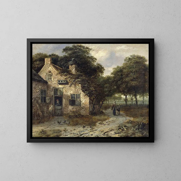 La Ferme - Jan Wijnants — oprawiony obraz na ścianie