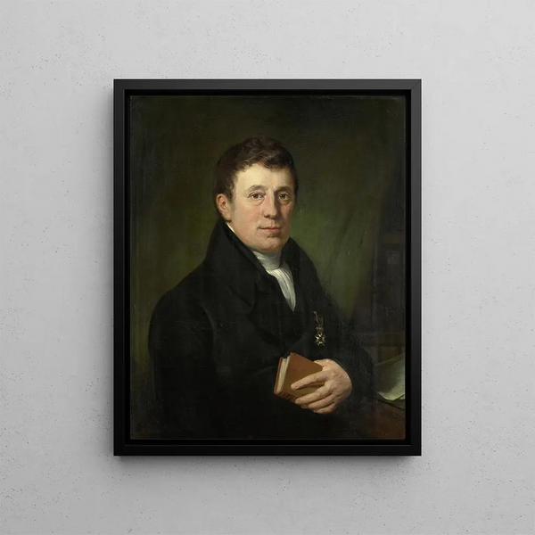 Hendrik Harmen Klijn 1773-1856 Poeta - Jan Willem Pieneman — oprawiony obraz na ścianie