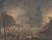 Lodewijk Napoléon odwiedza runy na Rapenburg w Lejdzie po wybuchu statku z prochem 12 stycznia 1807 - Jan Willem Pieneman — widok dzieła
