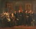 Triumwirat obejmujący władzę w imieniu księcia Orańskiego, 21 listopada 1813 - Jan Willem Pieneman — widok dzieła